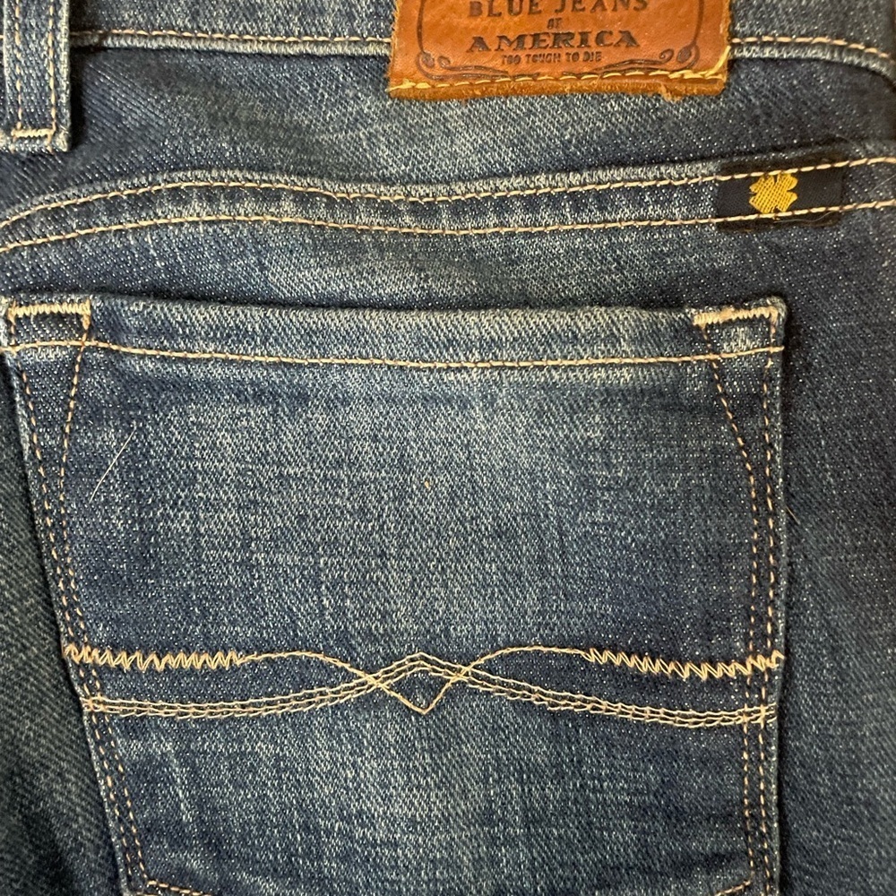 LUCKY BRAND Blue jeans of America made in 🇺🇸 baby bootcut size 0/25 - Picture 4 of 6